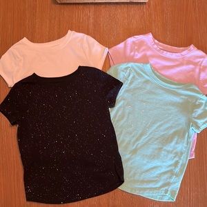 Cat & Jack sparkle shirts